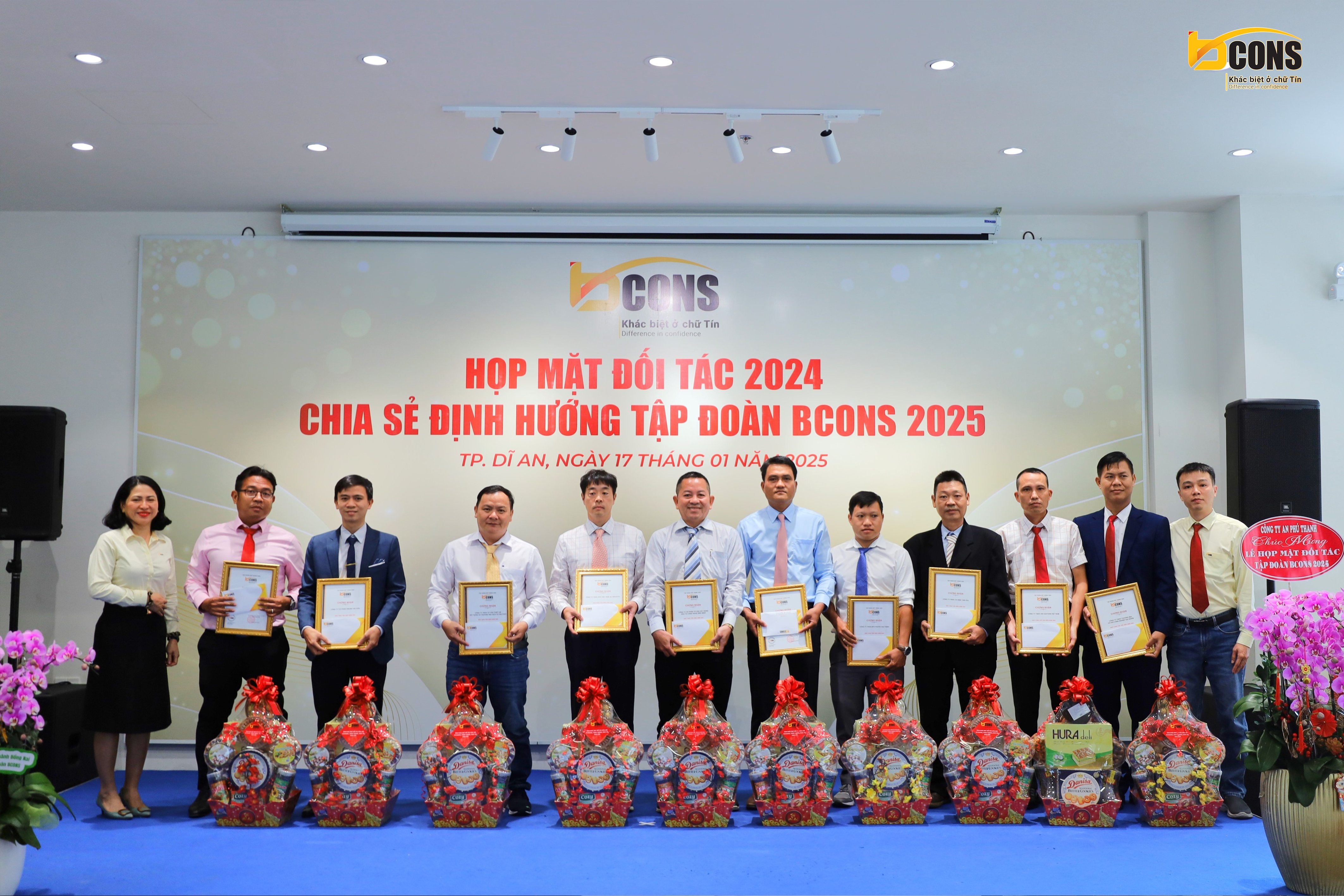 Tập đoàn Bcons tri ân các "Đối tác tiêu biểu năm 2024"