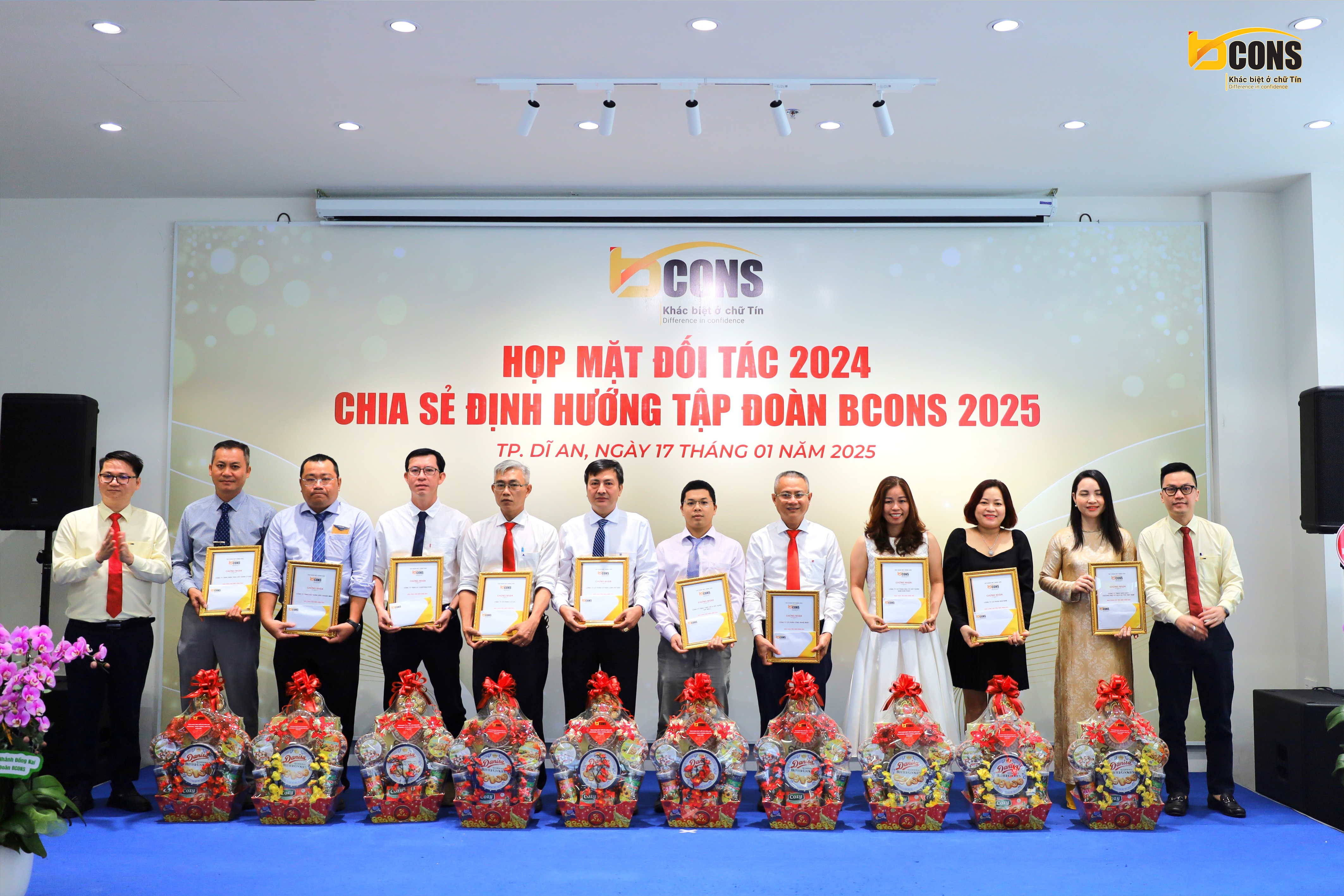 Tập đoàn Bcons tri ân các "Đối tác tiêu biểu năm 2024"