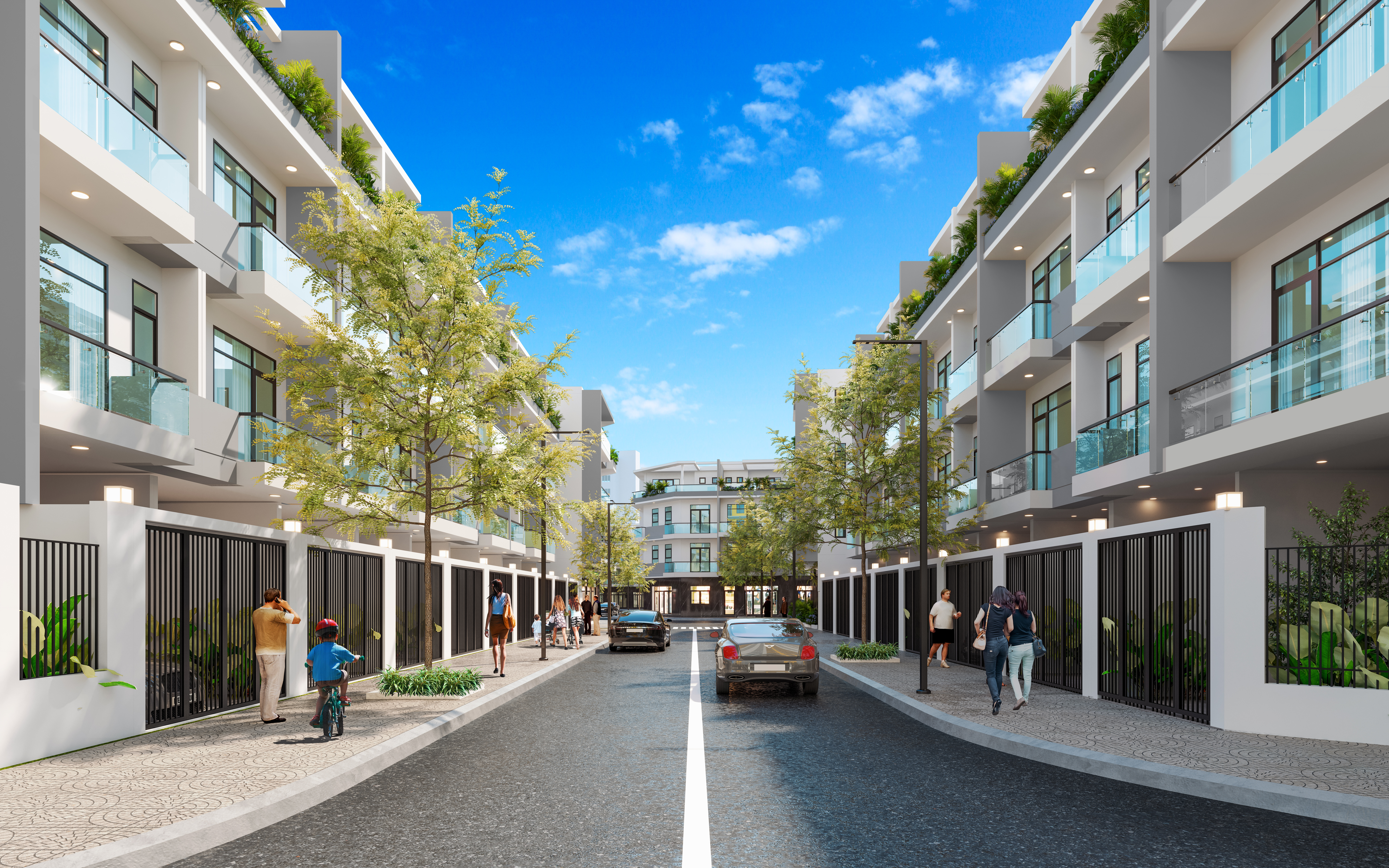Hình phối cảnh tiện ích Bcons Uni Valley