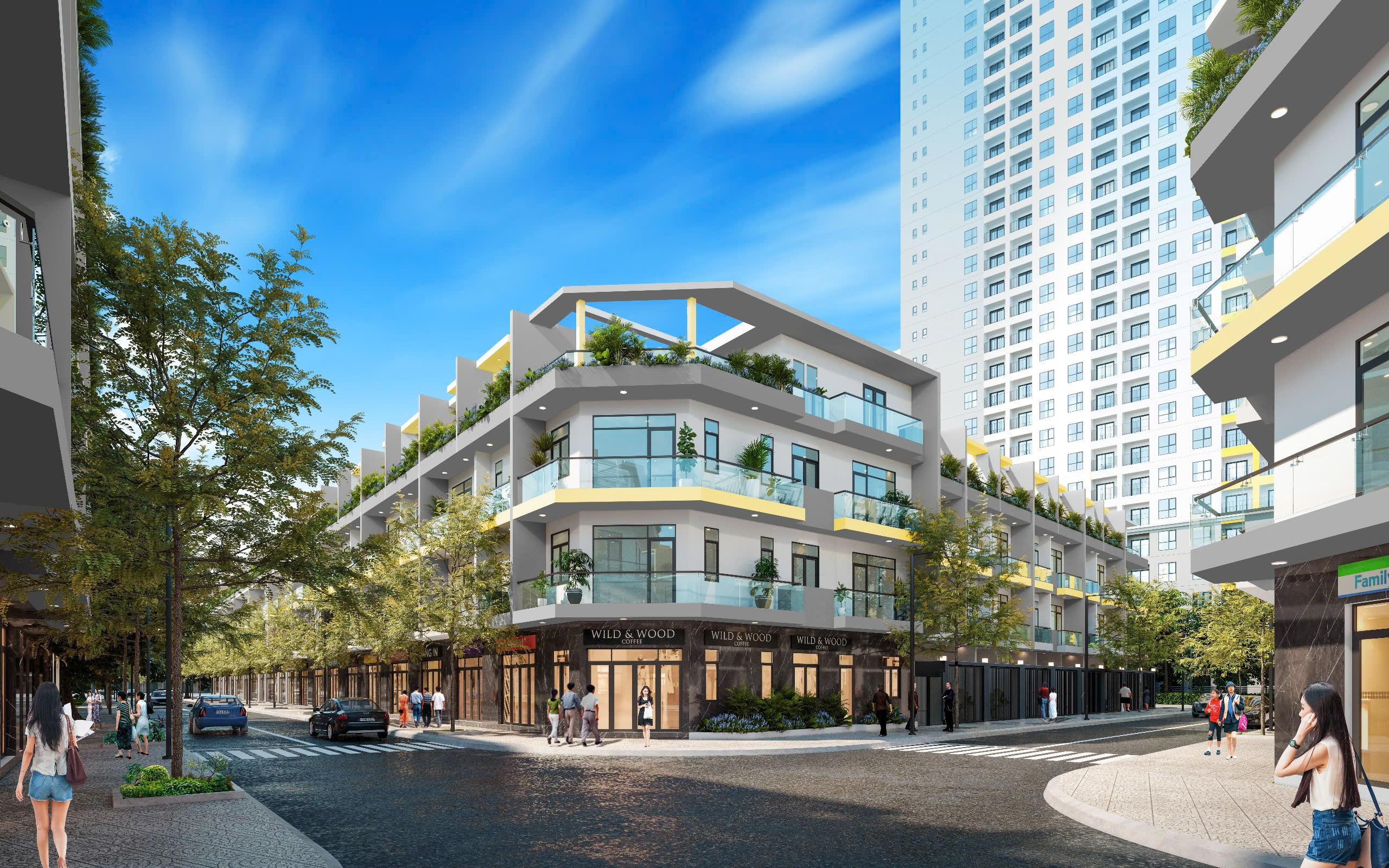 Hình phối cảnh tiện ích Bcons Uni Valley